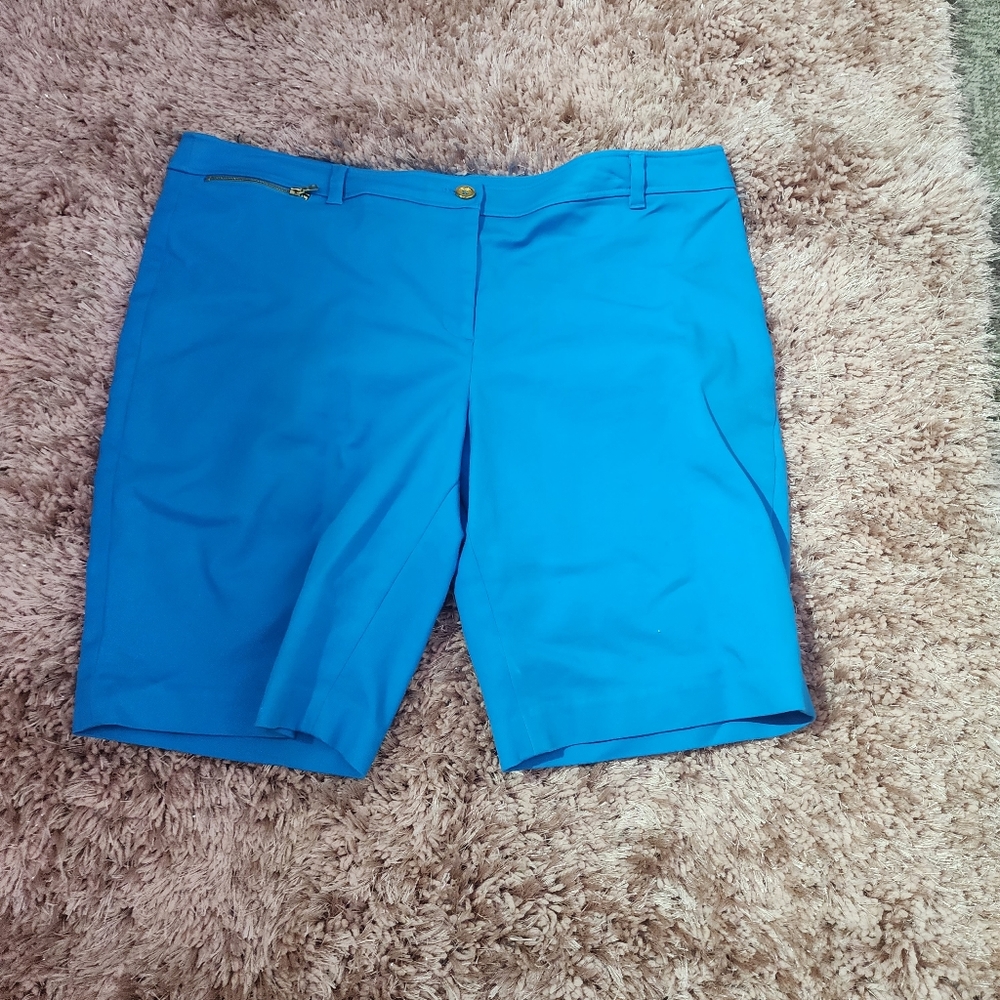 **3/20 Jones new york blue Bermuda short plus size 16
